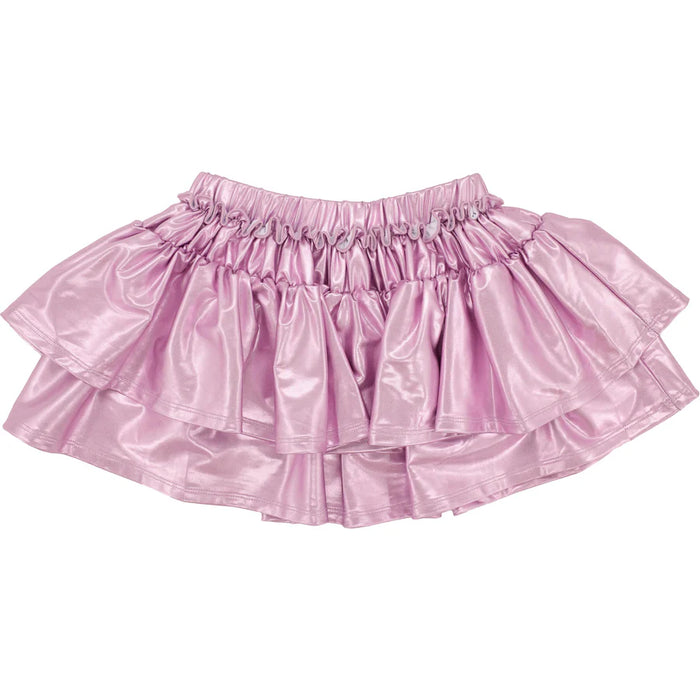 LULU BEBE LAVENDER RUFFLE SKIRT