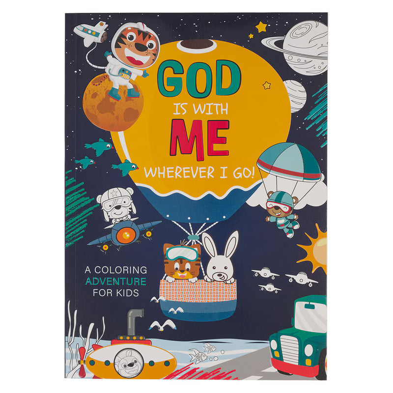 COLORING BOOK FOR KIDS GOD IS WITH ME