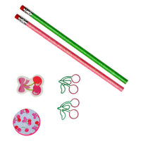 ISCREAM CHEERFUL CHERRIES STATIONERY SET