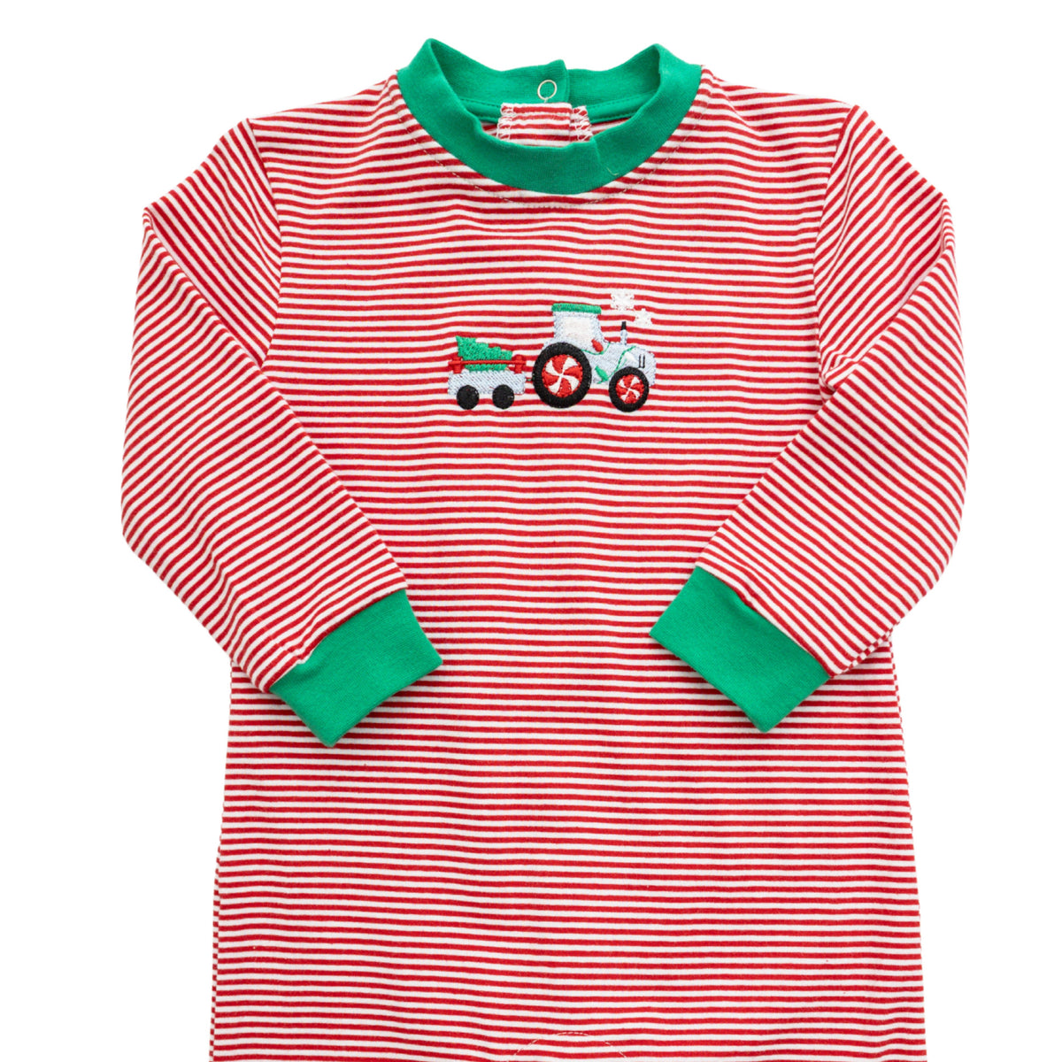 Christmas Tractor Romper