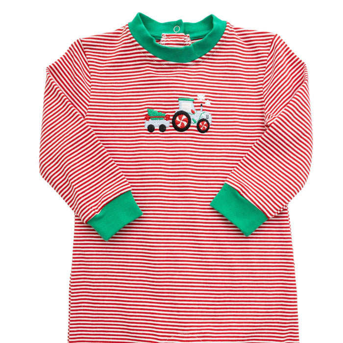 Christmas Tractor Romper
