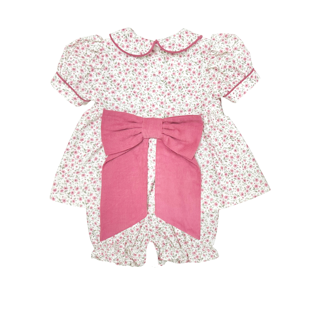 Zuccini Kids Tiny Roses Garden Hailey Bloomer Set
