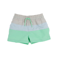 TBBC COUNTRY CLUB COLORBLOCK TRUNK SANDY SRPINGS STONE/BUCKHEAD BLUE/GRACE BAY GREEN