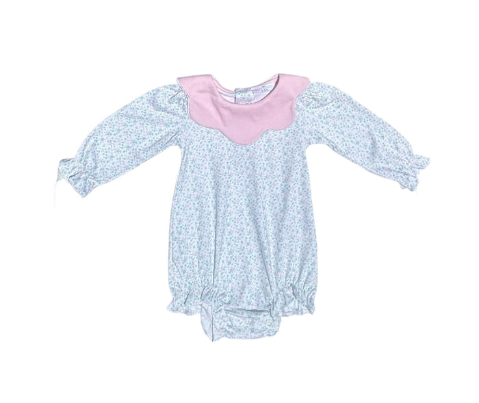 BABY LOREN NICOLLE SCALLOP PIMA RUFFLED BUBBLE