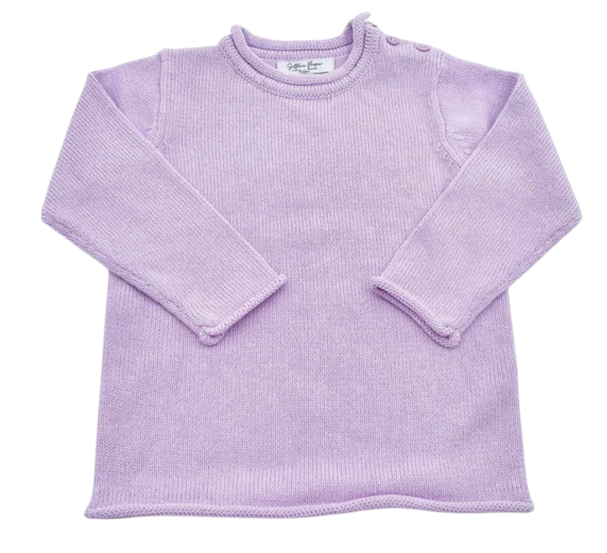 FINGERPRINTS ROLL NECK SWEATER LAVENDER