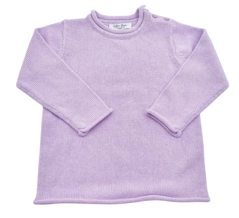 FINGERPRINTS ROLL NECK SWEATER LAVENDER