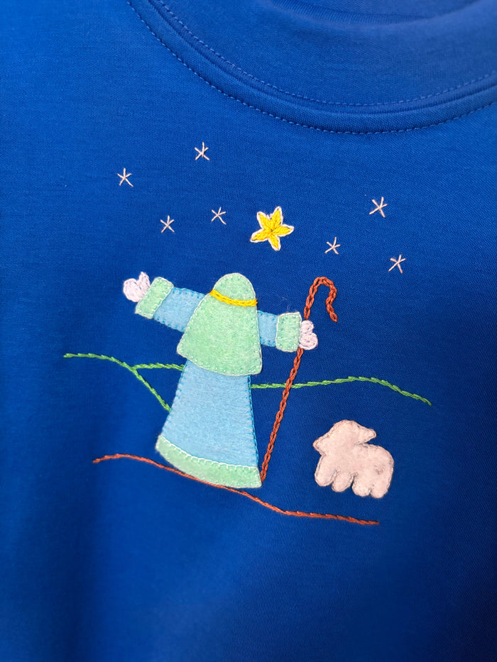 SQUIGGLES SHEPHERD'S STAR CREWNECK