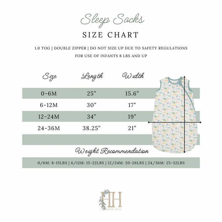 HAMNER HILL BLUE AND GREEN CHECK SLEEP SACK
