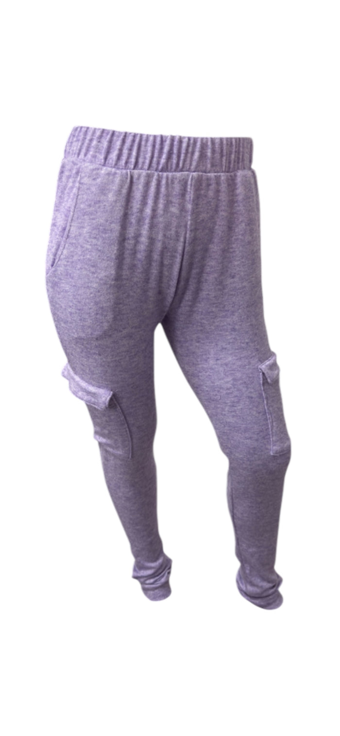 ERGE CASHEMERE HACCI CAGO PANT LAVENDER