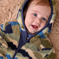 Camo Peak Sherpa Boys Pram