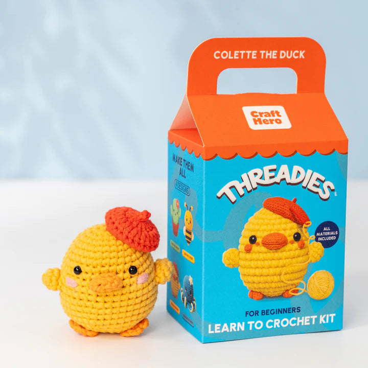 Threadies Crochet Kit Colette The Duck