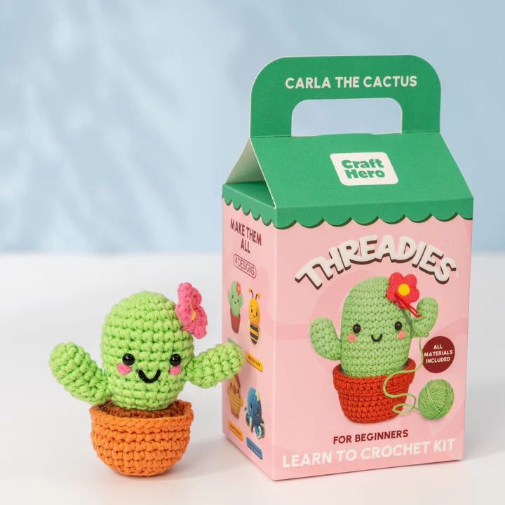 Threadies Crochet Kit Carla The Cactus