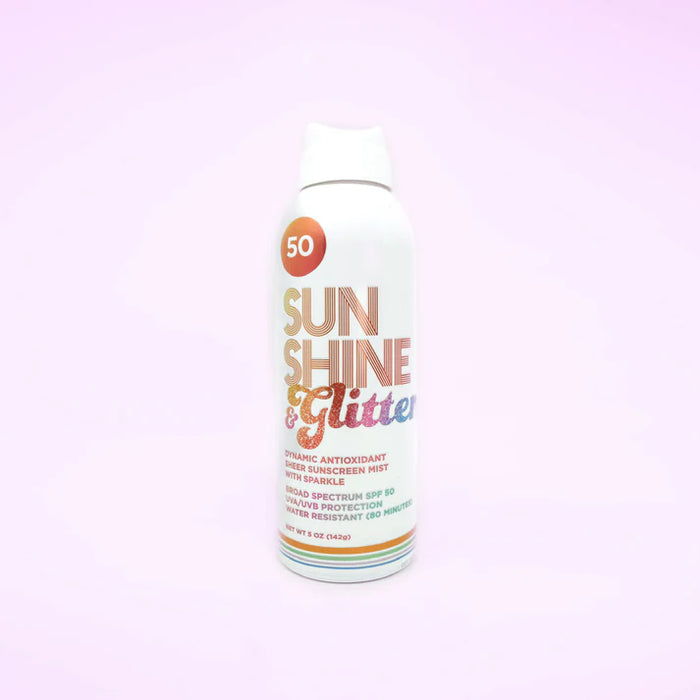 SUNSHINE & GLITTER SHIMMER SPORT SPRAY SUNCREEN