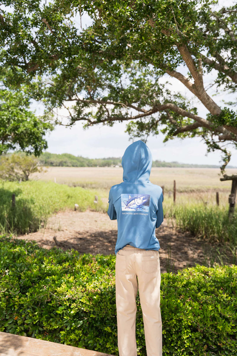 SALTWATER BOYS TOPSAIL PERFORMANCE PANT KHAKI