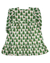 SMOCKINGBIRD CHRISTMAS TREE PRINT DRESS