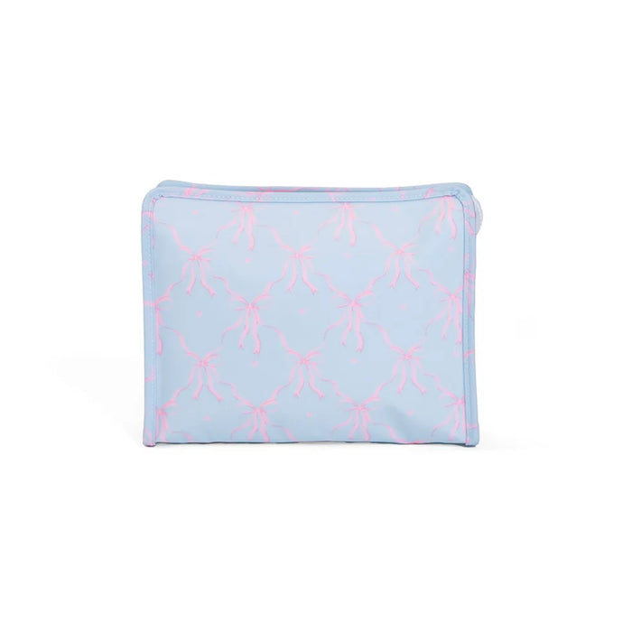 TRVL ROADIE LARGE ZIP POUCH ELOISE BOW