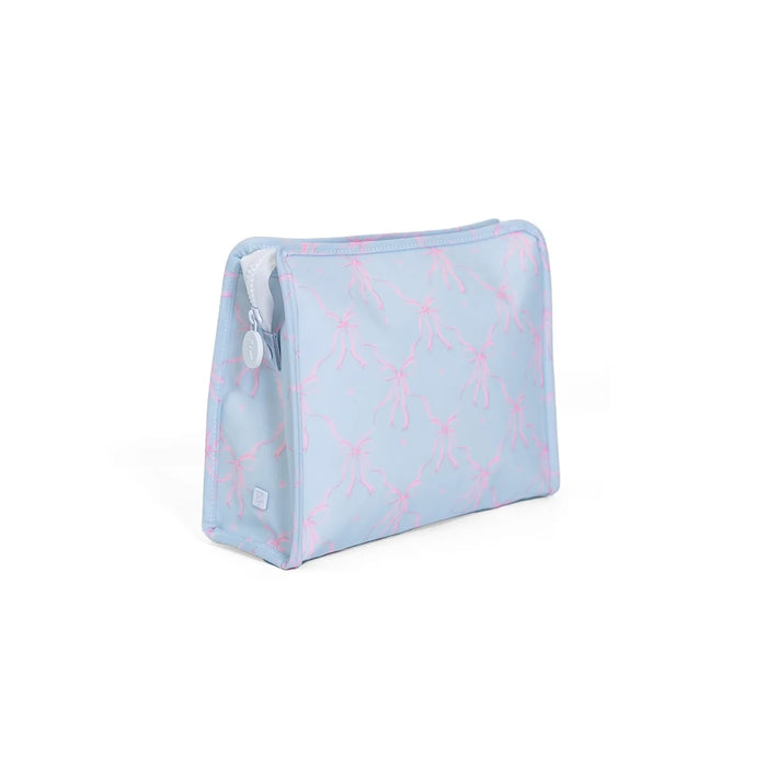 TRVL ROADIE LARGE ZIP POUCH ELOISE BOW