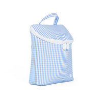 TRVL TAKE AWAY INSULATED LUNCH BAG PIMLICO STRIPE CHAMBRAY