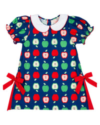 SMOCKINGBIRD APPLE ORCHARD PRINT DRESS