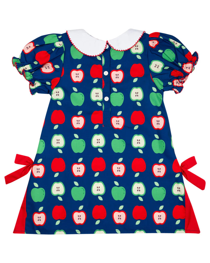 SMOCKINGBIRD APPLE ORCHARD PRINT DRESS