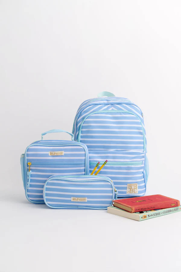 TBBC LEIGHTON LUNCH BOX SARASOTA SKY STRIPE/SEA ISLAND SEAFOAM