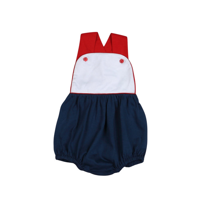 BABY LOREN RED AND BLUE PATRIOTIC BOY SUN BUBBLE