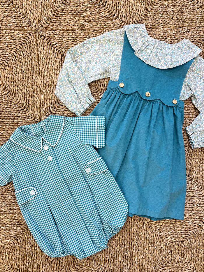 Little English Davant Bubble Apline Gingham