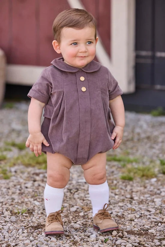 Little English Davant Bubble Chocolate Corduroy