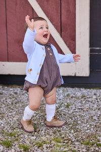 Little English Davant Bubble Chocolate Corduroy