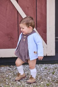 Little English Davant Bubble Chocolate Corduroy