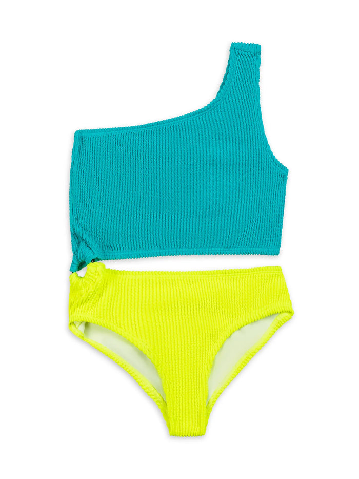 LIMEAPPLE DINA CRINKLE SIDE CUTOUT ONE PIECE