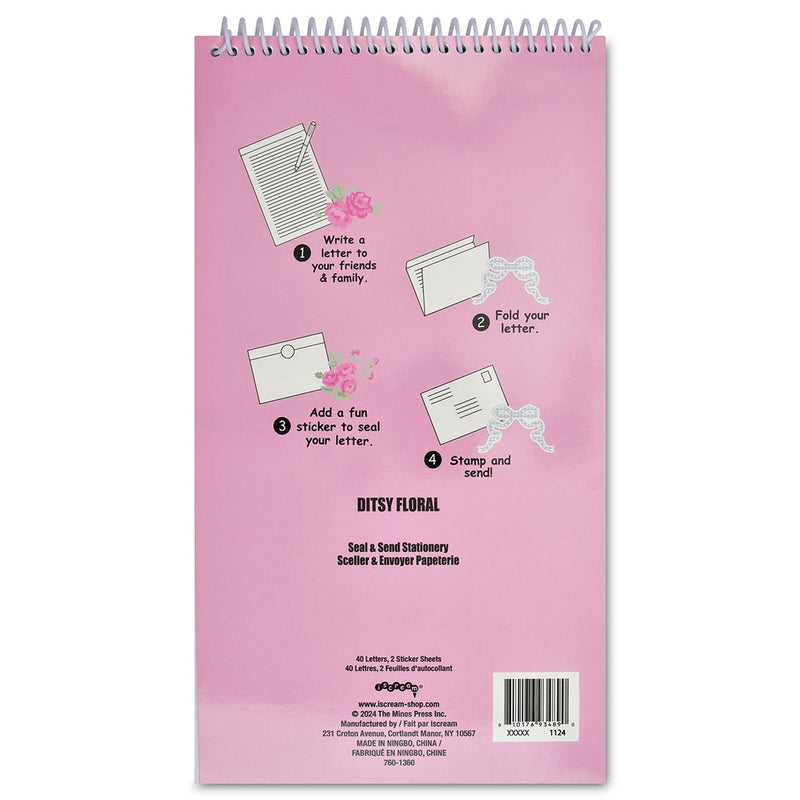 ISCREAM DITSY SEAL & SEND STATIONERY