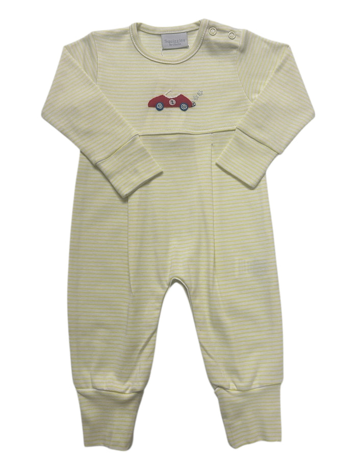 SQUIGGLES RACE CAR COVERALL