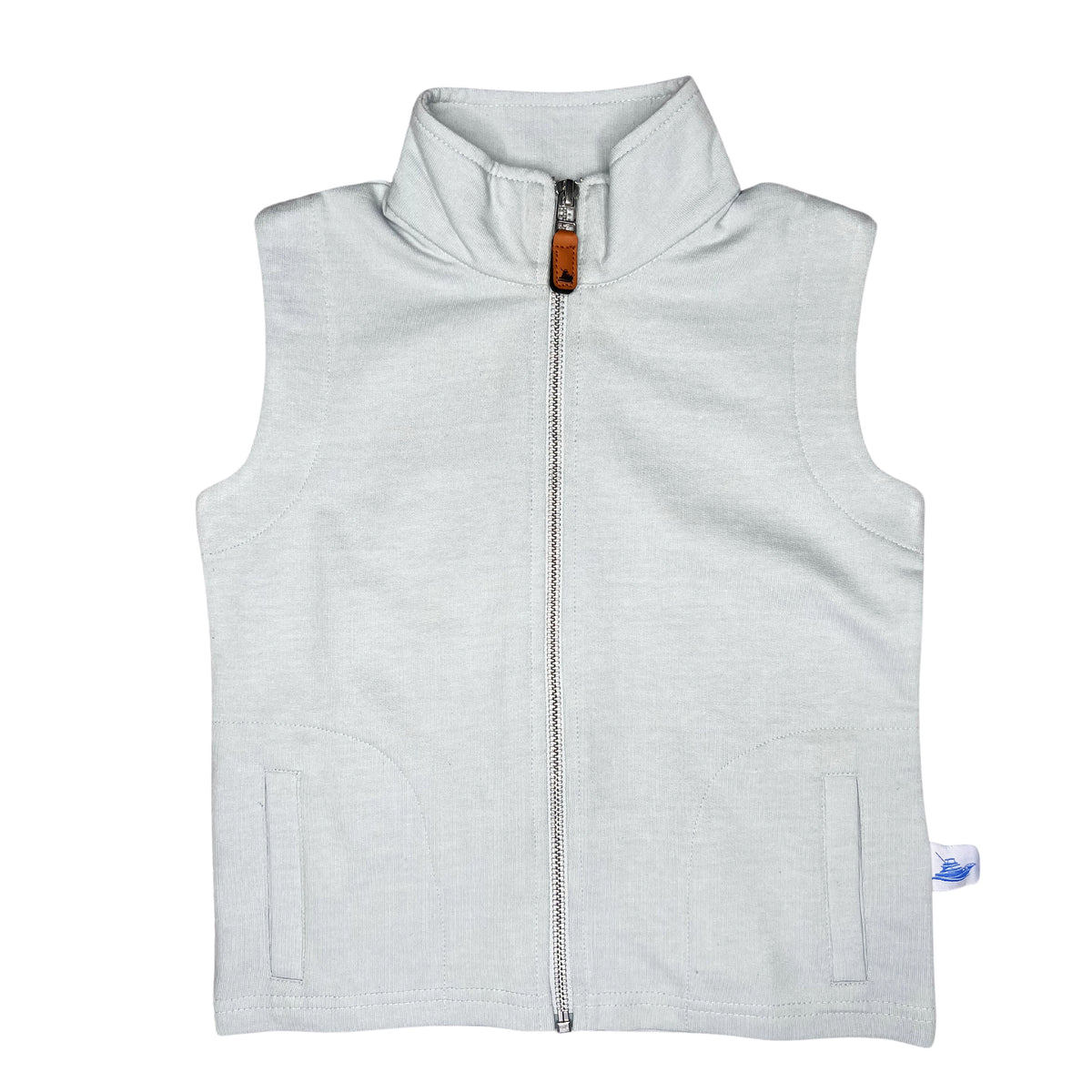 SOUTHBOUND KNIT VEST PEARL BLUE