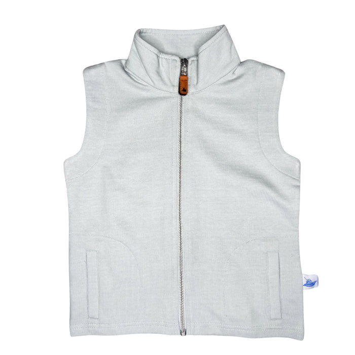 SOUTHBOUND KNIT VEST PEARL BLUE