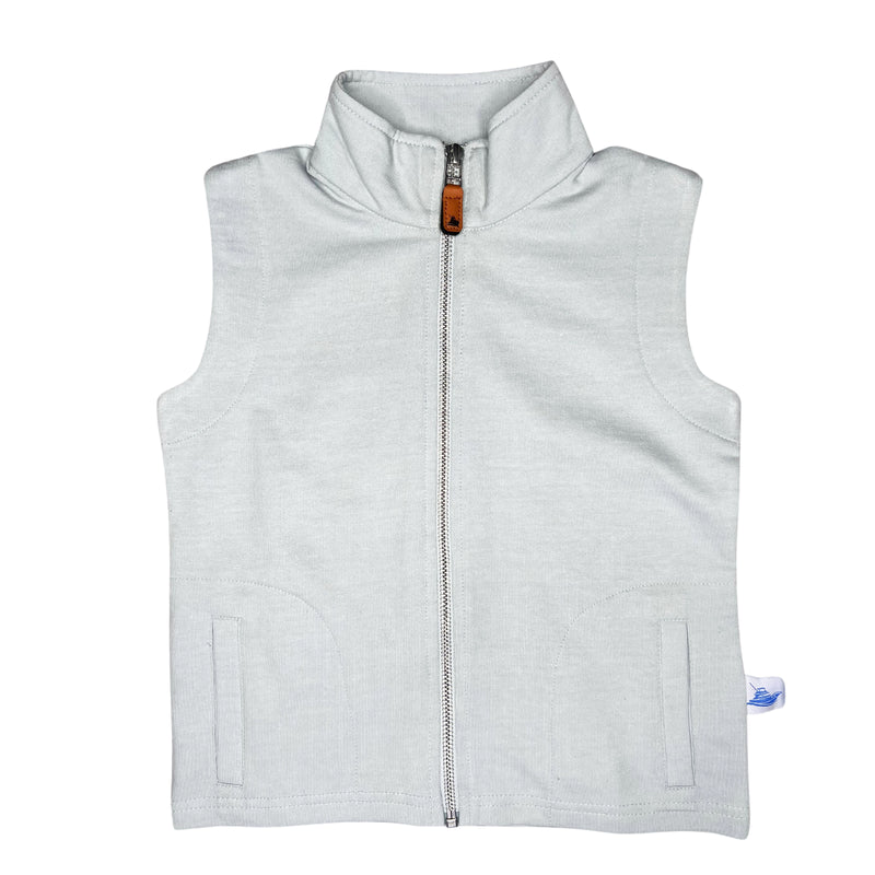 SOUTHBOUND KNIT VEST PEARL BLUE