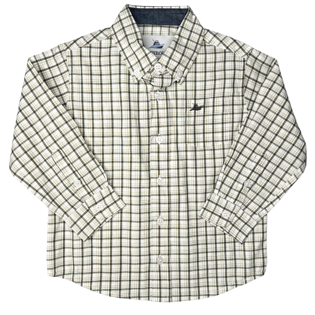 SOUTHBOUND LS DRESS SHIRT OLIVE/ELM