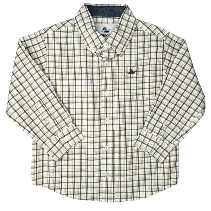 SOUTHBOUND LS DRESS SHIRT OLIVE/ELM