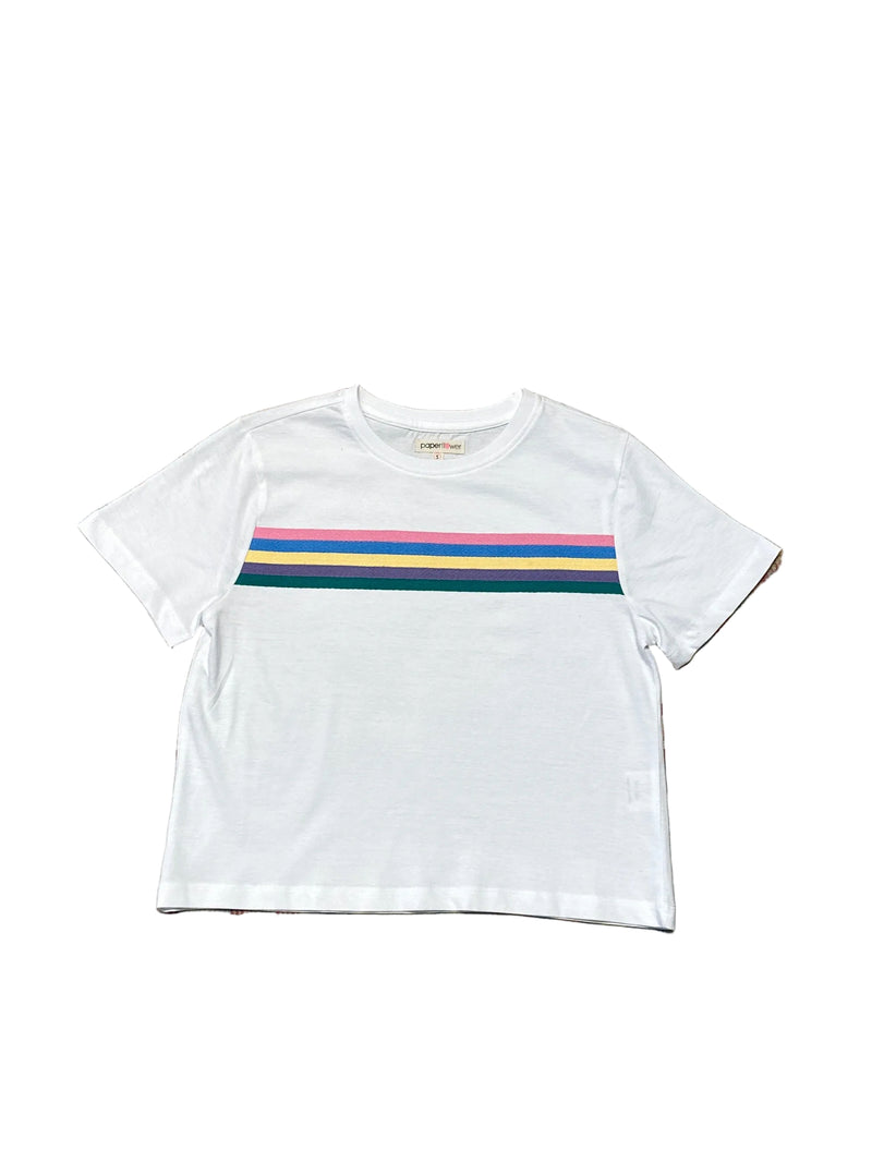 Multi Color Stripe Tee