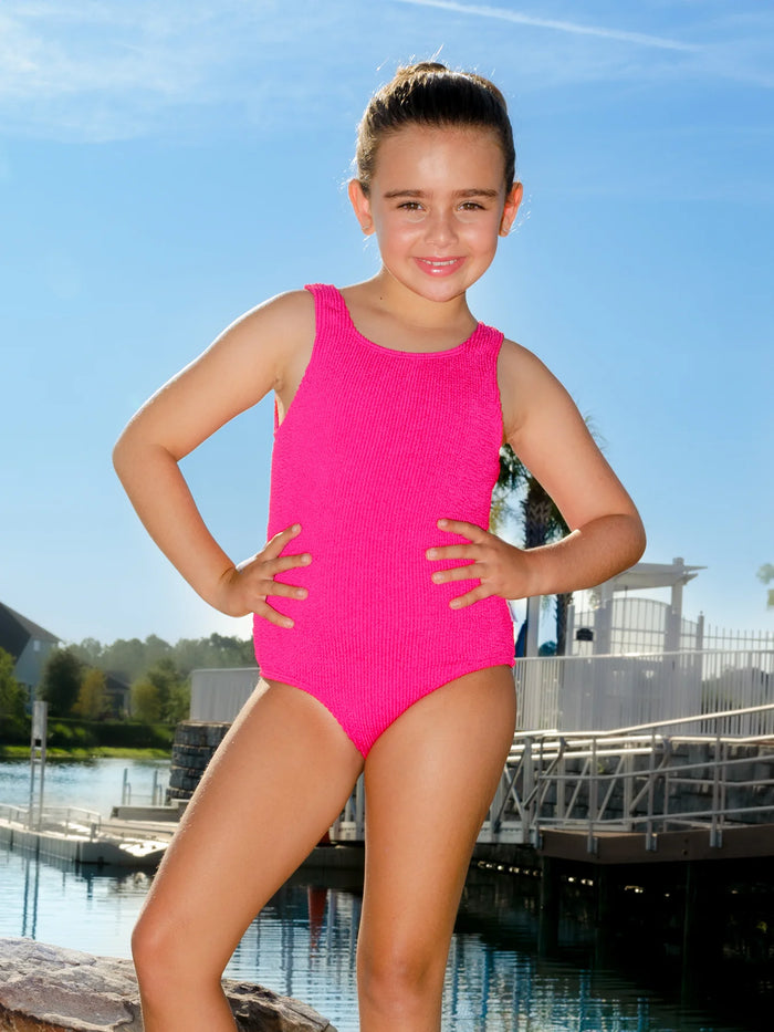 LIMEAPPLE ESTER CRINKLE ONE PIECE SWIMSUIT