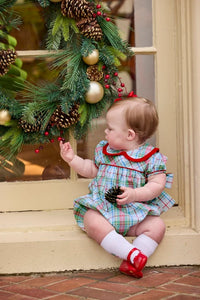 Little English Eleanor Bubble Douglas Plaid
