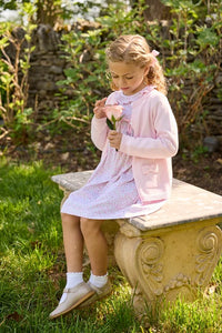Little English Bow Pocket Cardigan Light Pink