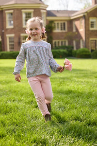 Little English Light Pink Leggings
