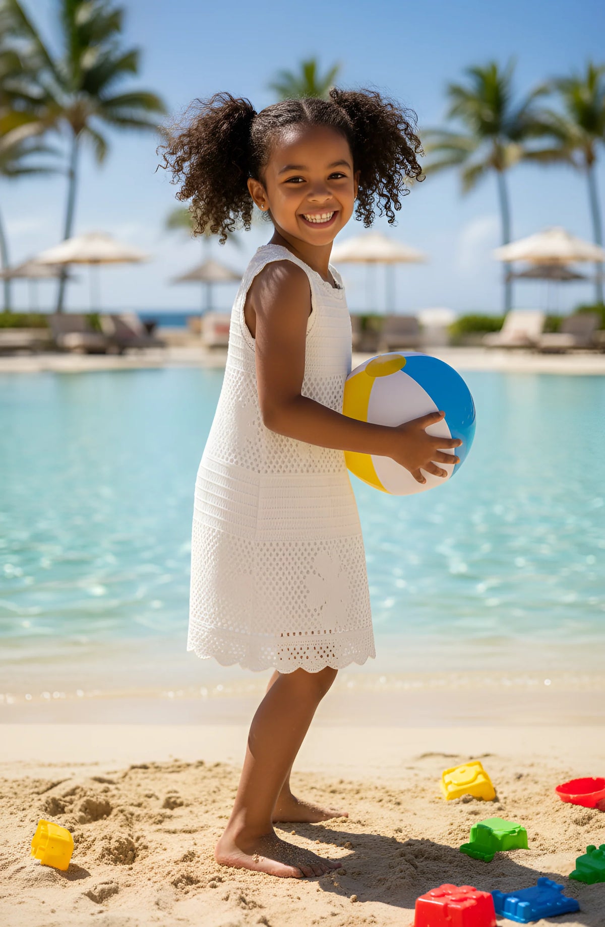 EMMI FLORAL CROCHET SWIM COVERUP