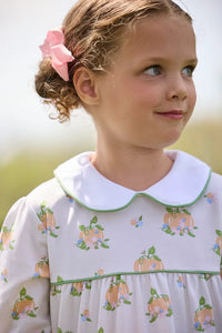 Evelyn Dress Pumpkin Petals