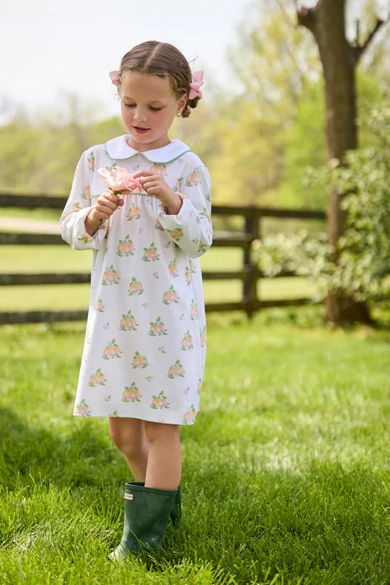 Evelyn Dress Pumpkin Petals