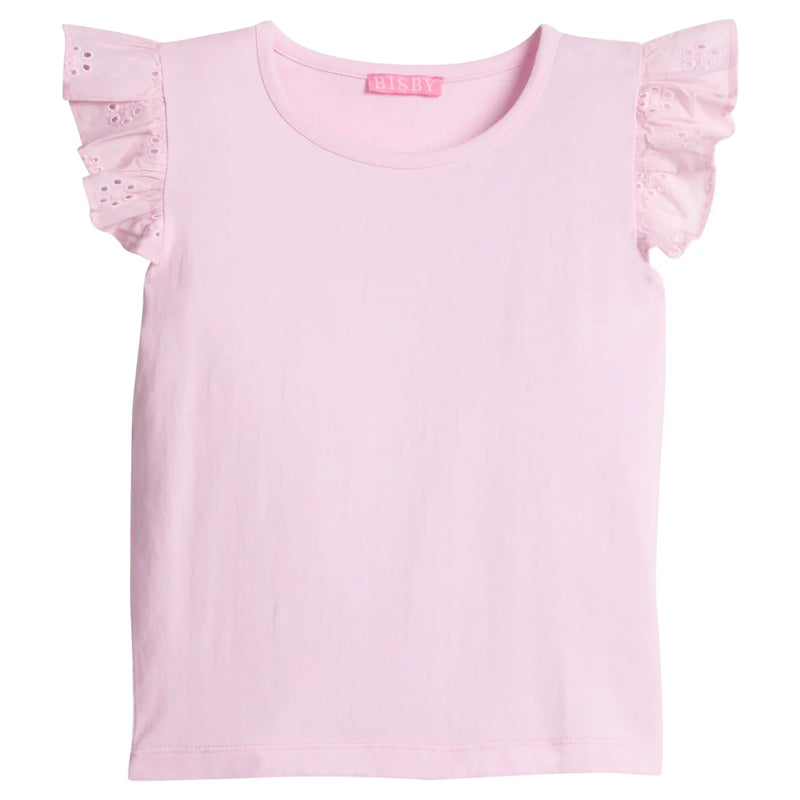 Eyelet Tank Pink