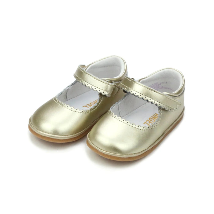 Lamour Angel Cara Scalloped Mary Jane Gold