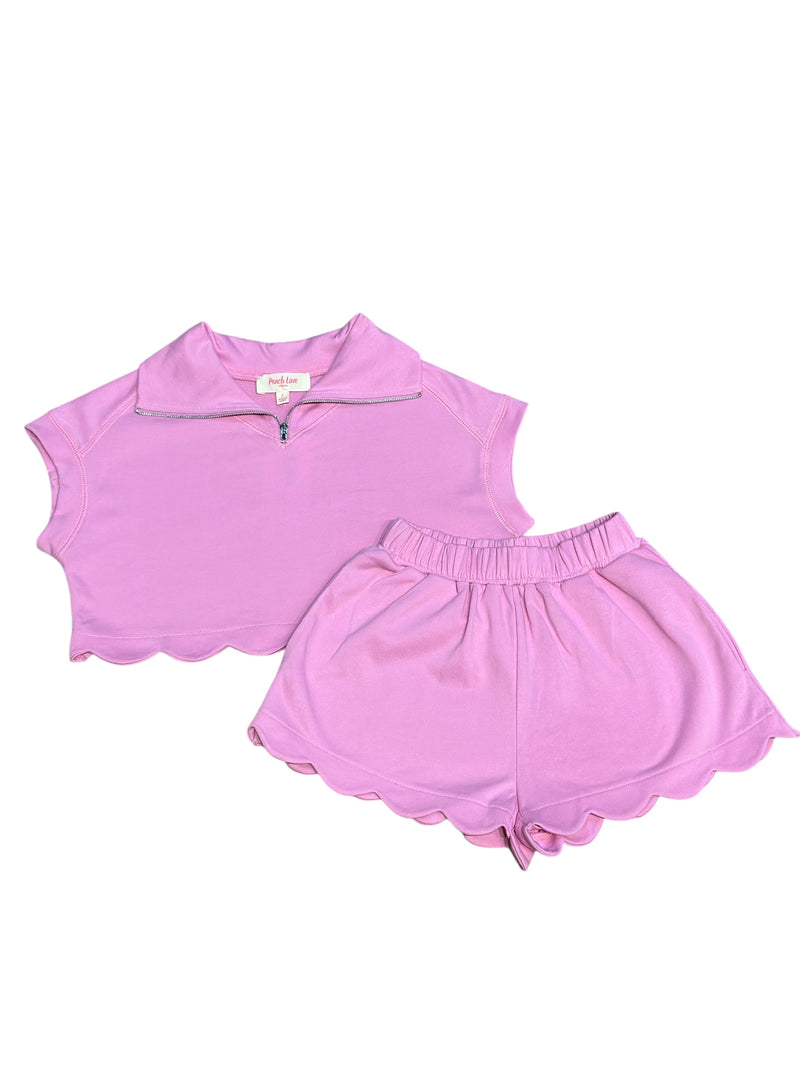 Pink Short Set