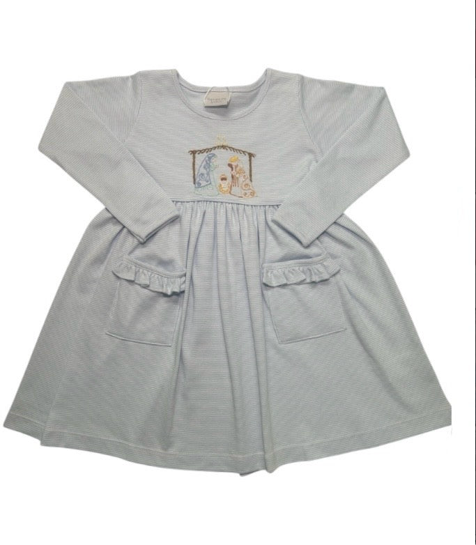 SQUIGGLES SILENT NIGHT POPOVER DRESS